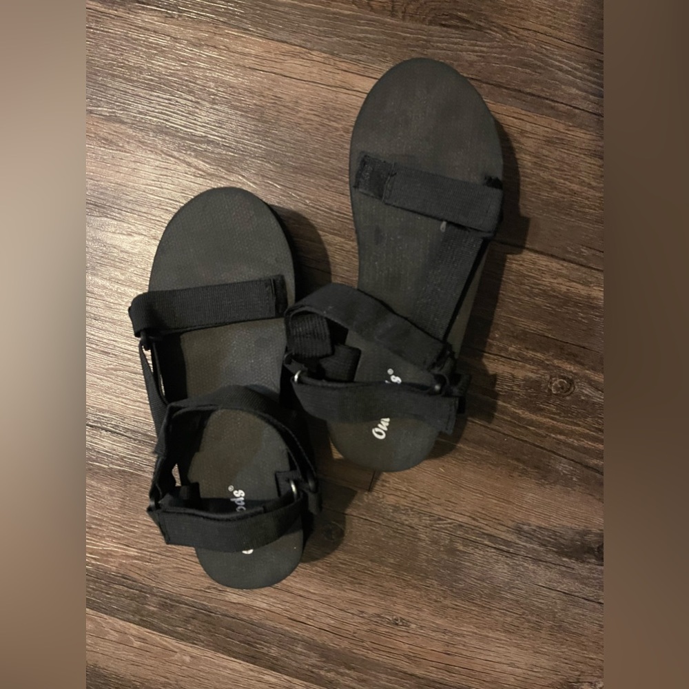 Never worn wedge sandals